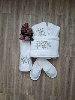 سرویس حوله عروس و داماد 10تکه